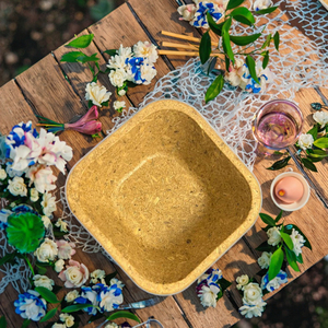 Bol Planet Rice Husk 180ml 6oz, bol compostable naturel pour événements, traiteur, service de banquet - Product Image 3