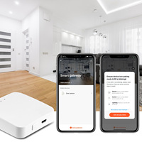 Inalámbrico Zigbee Smart Home Gateway Hub AI Control de voz Alexa Asistente de Google Compatible Zigbee 3,0 Equipo eléctrico