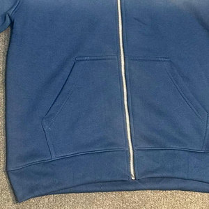 Sudadera con Capucha 100% Algodón de Alta Calidad con Cierre, Estilo Hip Hop, para Invierno, Unisex, Personalizada con Estampado Desteñido - Product Image 4