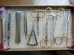 Juego de Instrumentos Quirúrgicos Manuales de Blefaroplastia de Acero Inoxidable Quirúrgico Clase I - Product Image 3