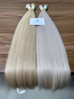 Fournisseur de gros Cheveux bruts non traités du Vietnam Cheveux humains naturels à double tirage Super Weave Cheveux gris argenté
