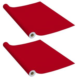 Reposabrazos Ajustable para Muebles, Película de PVC Roja de 196.9 x 35.4 Pulgadas, Producto Decorativo de Plástico - Product Image 2