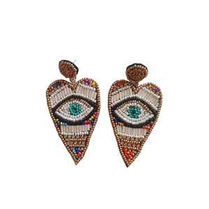 Pendientes Colgantes de Cuentas de Semillas al por Mayor, Joyería Artesanal Hecha a Mano, Regalo Único y de Moda para Mujer, Disponible para la Venta - Product Image 6