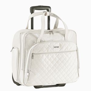 Maletín con Ruedas para Portátil de Negocios, con Capacidad para Portátiles de hasta 15.6 Pulgadas, con 2 Ruedas Fijas Telescópicas - Product Image 1