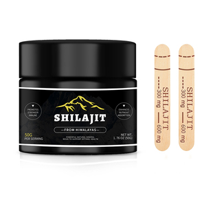 Pure Herbal Extract Shilajit Resin High Fulvic Mineral Content Food Grade in Glass <b>Container</b> & Bottle Packaging Model FIT-I-1496 - Product Image 4