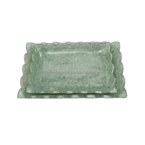 Lujosa bandeja de resina hecha a mano Acento elegante y funcional para servir Mesa de centro Vanidad Cocina y organización del hogar - Product Image 6