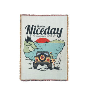 Manta de Algodón Versátil HYUGA, Estilo Bohemio, 172cm*122cm, Unisex, para Todas las Estaciones, Clima Frío/Caliente, para Camping, Viajes, Interior/Exterior - Product Image 5