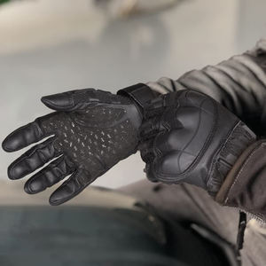 Guantes de Motociclismo de Cuero de Alta Calidad al por Mayor, con Pantalla Táctil, Refuerzo en la Palma y Protección Completa para las Manos - Product Image 6