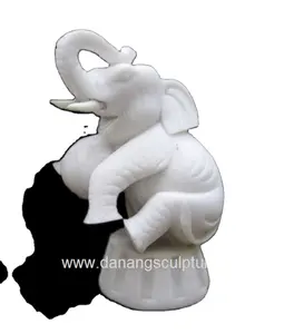 Elefante personalizzato che gioca con la palla giardino decorativo statue di animali elefante fengshui statua dell'elefante