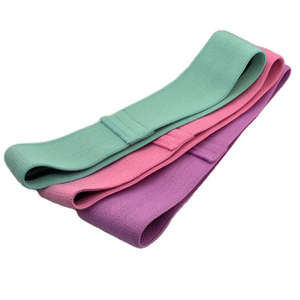 Vente en gros de bandes d'exercice de fitness, cercle de hanche, large boucle de tissu antidérapante pour l'entraînement, bandes de tissu bon marché - Product Image 1