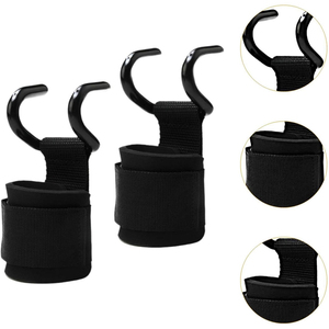 Crochets de barre de musculation robustes pour haltérophilie, sangles de poignet professionnelles avec crochets de barre de levage en métal, qualité OEM supérieure - Product Image 5