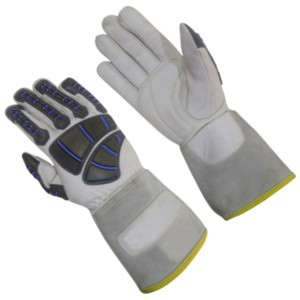 Vente flash - Gants de sécurité pour mécaniciens en cuir de vachette grainé haute performance, renforcés, certifiés CE, antistatiques - Product Image 5
