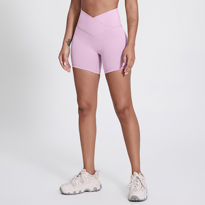 High Waist V Shape Butt Lifting Breathable Spandex Biker <b>Shorts</b> Quick Dry <b>Seamless</b> Look Hot Women <b>Gym</b> Yoga Running <b>Shorts</b> - Product Image 3