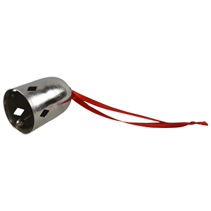 Campana Colgante Navideña de Metal, Diseño con Acabado Plateado, Campana de Hierro para Colgar en el Árbol de Navidad y Campana Festiva - Product Image 3