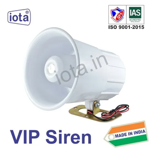 Sirena de Alarma para Auto de 12V CC, Altavoz Impermeable con Carcasa Triangular de Plástico Blanco para Advertencia de Emergencia - Product Image 2