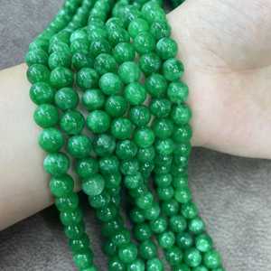 Gemas Sueltas de Jade Verde Natural de Malasia Zubeda, con Cambio de Color, para Pulseras, Collares, Fabricación de Joyería, Venta al Por Mayor, DIY - Product Image 4
