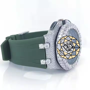 Relojes de Lujo con Movimiento Mecánico Automático Z1225, con Zafiro y Diamantes de Imitación VVS Moissanite para Hombre, Venta al Por Mayor - Product Image 4
