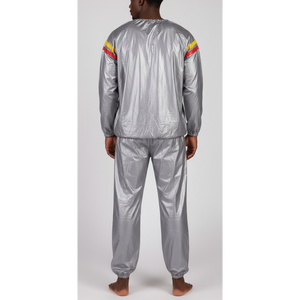 Conjunto Deportivo Personalizado con Logotipo OEM, Sudadera con Capucha y Pantalones con Cintura Elástica para Fitness, Sauna, Running y Ejercicio - Product Image 2