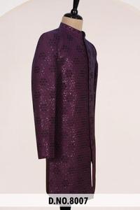 Sherwani Indo-Occidental de Seda Premium para Hombre, con Bordado de Lentejuelas y Hilos, para Bodas Reales y Ocasiones Festivas - Product Image 3