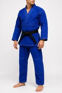 Ensemble de judogi unisexe pour adultes, coupe classique, durable, respirant, léger, en polyester/coton teint uni, vêtements d'arts martiaux, ensemble de taekwondo - Product Image 4