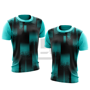 T-shirts pour hommes en maille épaisse à manches courtes, couleurs tendance, motifs modernes, logo frontal, design minimaliste Normcore - Product Image 6