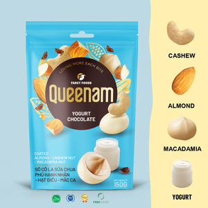 โกโก้ดรากี ช็อกโกแลต ขนมหวาน ขนมขบเคี้ยว รับผลิตแบบ OEM/ODM 75 กรัม โยเกิร์ตเคลือบช็อกโกแลต อัลมอนด์ เม็ดมะม่วงหิมพานต์ แมคคาเดเมีย ฮาลาล ขายดี - Product Image 4