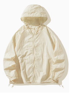 Ensemble décontracté 2 pièces à capuche pour femme, couleur unie, en polyester tricoté, short respirant, coupe ample, tenue d'été, longueur genou - Product Image 4