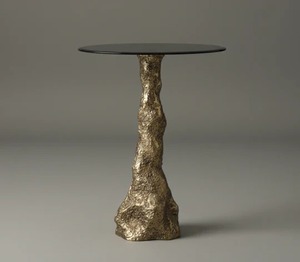 Table d'appoint de style vintage, dernier design, pour la maison, le salon, les hôtels, les villas, table décorative d'appoint et de bout avec plateau en verre - Product Image 4