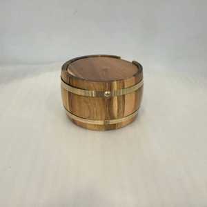 Ensemble de sous-verres en bois rustique artistique, ronds et carrés, pour boissons, tasses, thé, décoration moderne pour table à manger et salon - Product Image 3