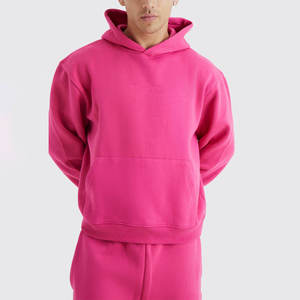 Conjunto Deportivo de Felpa de Algodón Grueso Personalizado para Hombre, Sudadera con Capucha Informal y Pantalones Deportivos con Logotipo Impreso, Tallas Grandes Disponibles - Product Image 2