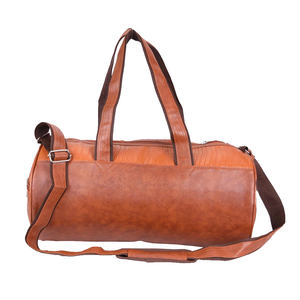 Bolsa de Gimnasio de Cuero, Gran Capacidad, Deportiva, Resistente al Agua, 20-35L, con Compartimento para Zapatos, para Viajes - Product Image 4