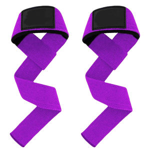 Correas de Muñeca de Látex para Gimnasio con Logotipo Personalizado OEM al por Mayor, Correas de Levantamiento de Pesas en Forma de 8 - Product Image 6