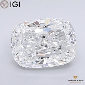 Diamant de laboratoire CVD de couleur D, pureté VVS2, forme coussin, 2,51 carats, avec certificat IGI, le choix idéal pour votre prochain bijou - Product Image 1