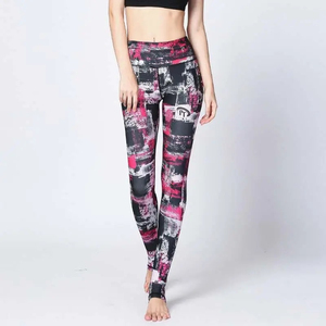 Women Plus Size Polyester Spandex Capri Pants Full Length Elastic Waist Summer Lounge Wear Breathable Active <b>Stretch</b> Front Logo - Product Image 5