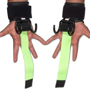 Correas de Alta Calidad para Levantamiento de Pesas, con Gancho, para Gimnasio, Fitness, Ejercicio, Soporte para Muñeca y Mano - Product Image 1