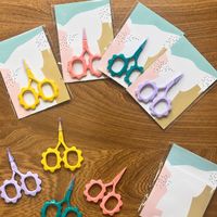 Ciseaux de couture et de broderie portables miniatures de 2,5 pouces en acier inoxydable, coupe-fil pour travaux d'aiguille, quilting, artisanat, bricolage