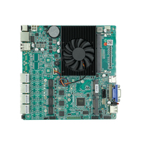 Carte mère industrielle sans ventilateur YXIPC ITX-R196 Intel Celeron J1900 avec 6 ports LAN Intel GbE, double bypass 12V DC pour routeur pare-feu Mini-ITX