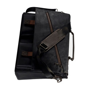Lightweight Waterproof Genuine Leather Zipper Foldable Modern <b>Sling</b> Laptop <b>Backpack</b> High Quality Durable Low MOQ Portable Unisex - Product Image 2