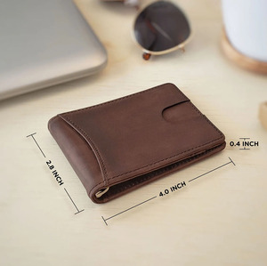 Portefeuille pour homme en cuir véritable de qualité supérieure, imperméable, léger, en vente au prix de gros - Product Image 5