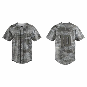 Maillot de baseball 100 % polyester en taille adulte, maillot personnalisé, couleur unie, uniforme de baseball pour équipe sportive, toutes les couleurs et tailles - Product Image 3