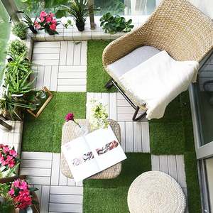 Baldosas de Madera de Acacia Impermeables con Sistema de Encaje para Uso en Interiores y Exteriores - Product Image 3