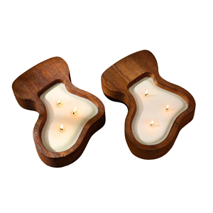 Christmas Gift, Christmas Wooden Candle <b>Holder</b>, Personalized Candle Favor Noel New Year Holiday Gifts Wholesale From Vietnam - Product Image 1