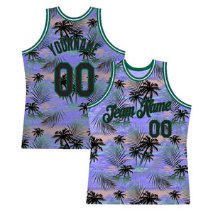 Maillot de basket personnalisable style hawaïen – Débardeur d'été respirant, anti-humidité, séchage rapide, sans manches pour l'entraînement - Product Image 2