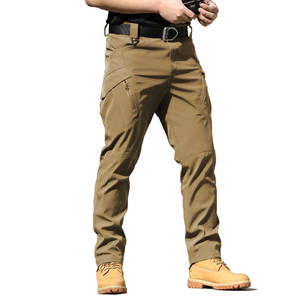 Pantalones de senderismo impermeables para hombre, pantalones cargo con múltiples bolsillos, pantalones tácticos para trabajo y senderismo. - Product Image 4