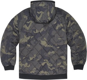 Chaqueta Acolchada con Capucha, Unisex, Camuflaje, Forro Acolchado, Resistente al Agua, Nailon Ripstop 180g, Corte Regular, Ropa de Invierno, Logotipo Personalizado - Product Image 3