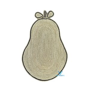 New Design Cute Animal Face <b>Rug</b> Handmade Seagrass Water Hyacinth Woven Baby Nursery Kids Bedroom Floor Decoration - Product Image 4