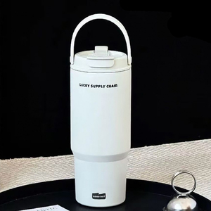 แก้วสแตนเลสแบบ 2-in-1 ฝาปิดแบบ Chug/Spout พร้อมหูหิ้ว - Product Image 5