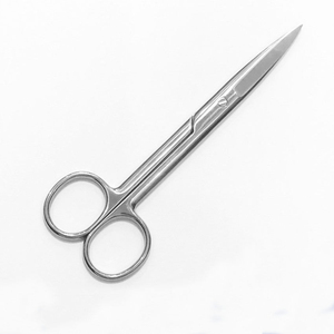 Ciseaux Mayo à manche côtelé, pointe droite, ciseaux de dissection, outil de coupe en acier inoxydable, réutilisable, certifié CE, pour chirurgie générale - Product Image 3