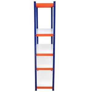 Scaffalature Metalliche Robuste da Garage da 2000 kg, Unità di Stoccaggio a 4 Livelli Regolabili, Scaffali Industriali per Organizzazione Utensili, Resistenti - Product Image 2