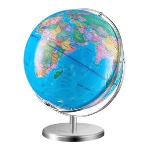 Lighting 13 \ "World Globe Stand LED per la luce notturna della costellazione HD stampato mappa stabile in metallo pesante per il globo di classe - Product Image 1